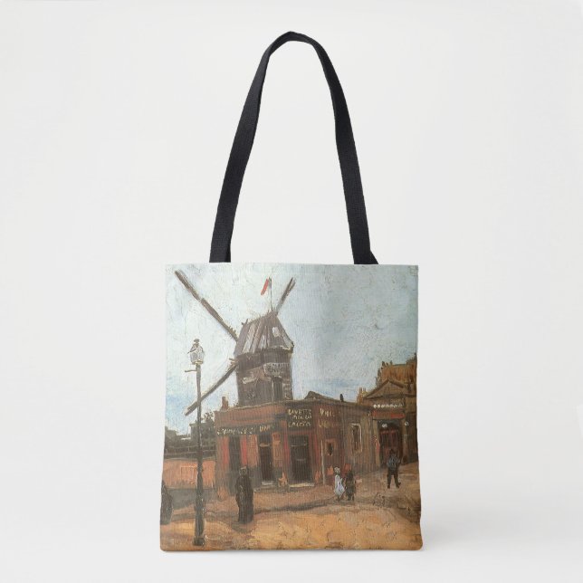 Vincent van Gogh - Moulin de la Galette, Windmill Tasche (Vorderseite)
