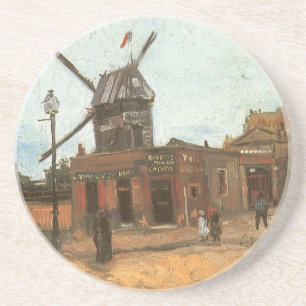 Vincent van Gogh - Moulin de la Galette, Windmühle Untersetzer