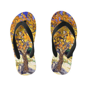 Vincent Van Gogh Mulberry Tree Fine Art Kinderbadesandalen