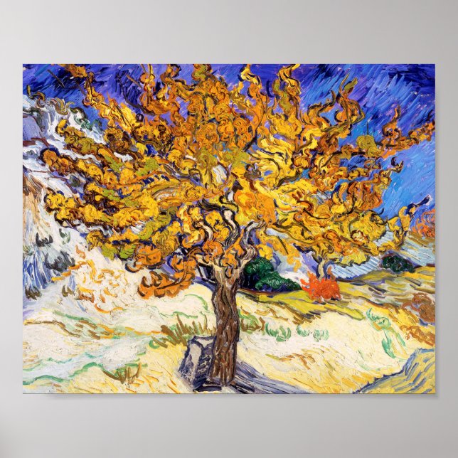 Vincent Van Gogh Mulberry Tree Fine Art Poster (Vorne)