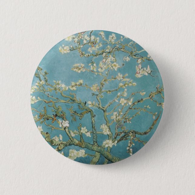 Vincent van Gogh-Niederlassungen des Mandelbaums Button (Vorderseite)