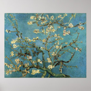 Vincent van Gogh-Niederlassungen mit Mandel-Blüte Poster