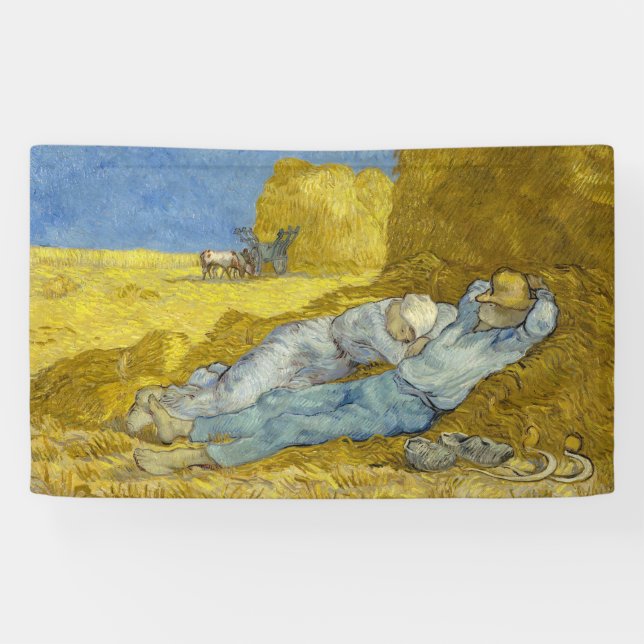 Vincent Van Gogh - Noon, Erholung aus der Arbeit / Banner (Horizontal)