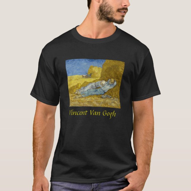 Vincent Van Gogh - Noon, Erholung aus der Arbeit / T-Shirt (Vorderseite)