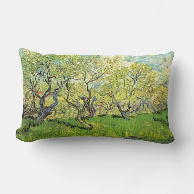 Vincent van Gogh, Obstgarten in Blossom Lendenkissen (Vorderseite)