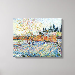 Vincent Van Gogh - Obstgarten mit Pfirsichbäumen Leinwanddruck