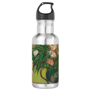Vincent Van Gogh Oleander Blume Malerei Edelstahlflasche
