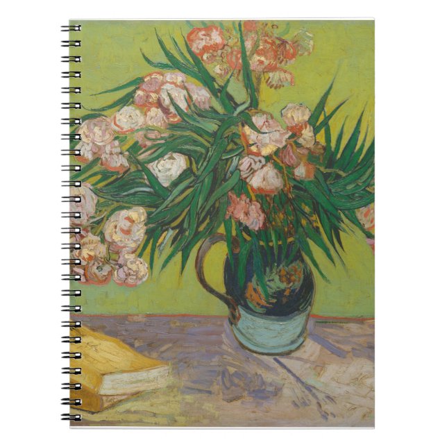 Vincent Van Gogh Oleander Blume Malerei Notizblock (Vorderseite)