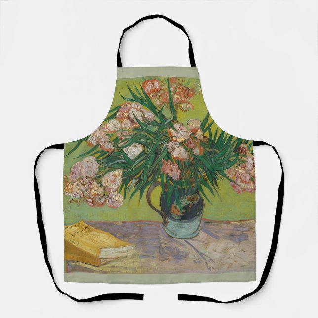 Vincent Van Gogh Oleander Blume Malerei Schürze (Vorderseite)