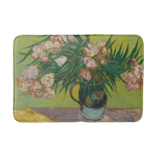 Vincent Van Gogh Oleander-Blumenmalerei Badematte