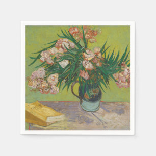 Vincent Van Gogh Oleander-Blumenmalerei Serviette