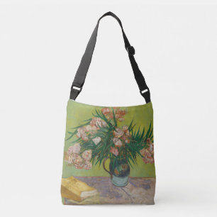 Vincent Van Gogh Oleander-Blumenmalerei Tragetaschen Mit Langen Trägern