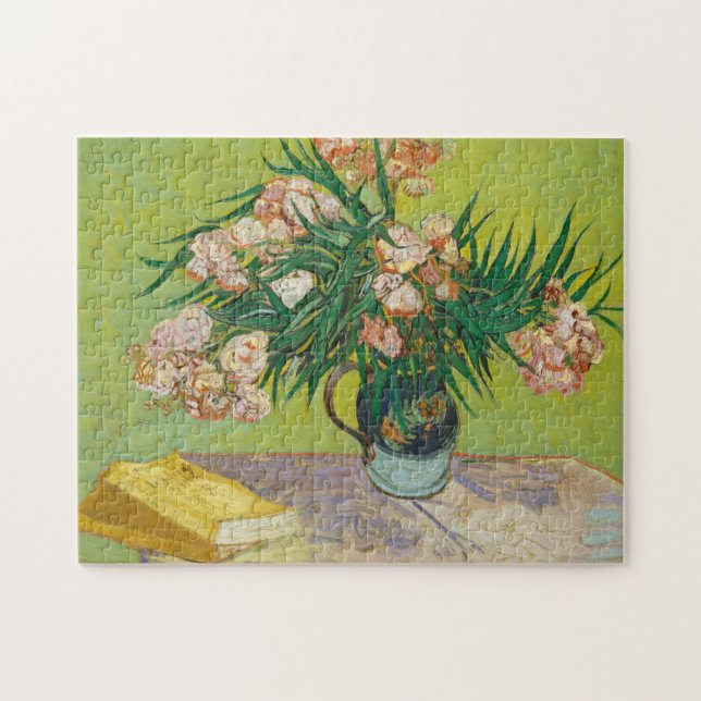 Vincent Van Gogh Oleanders Vintage Blumenmalerei (Horizontal)