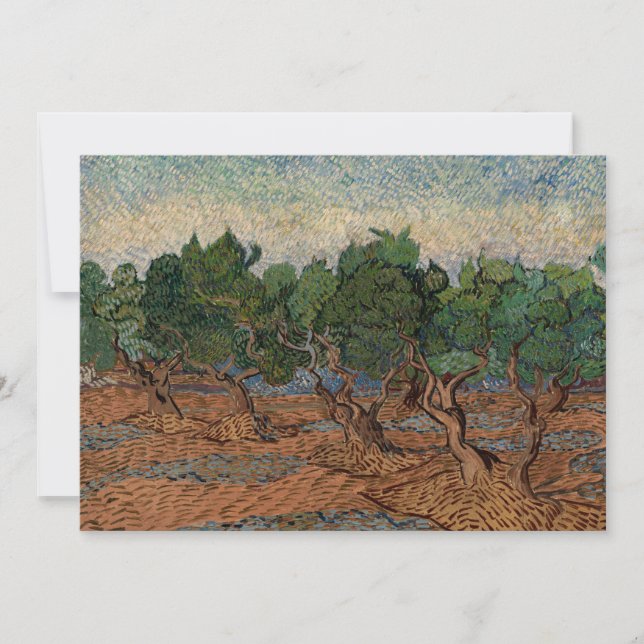 Vincent van Gogh - Olive Grove Dankeskarte (Vorderseite)