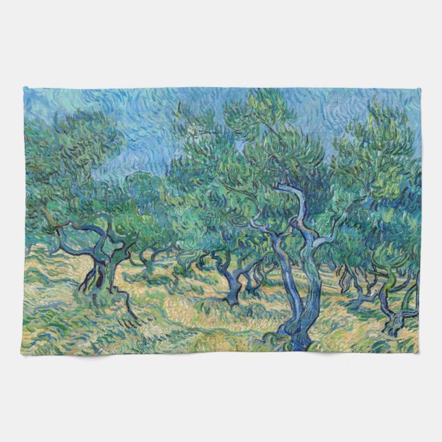 Vincent van Gogh - Olive Grove Geschirrtuch (Horizontal)