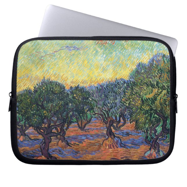 Vincent Van Gogh Olive Grove Impressionismus Art Laptopschutzhülle (Vorderseite)