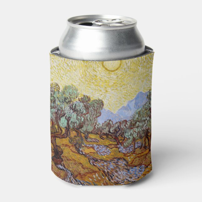 Vincent van Gogh - Olivenbäume, Gelber Himmel und  Dosenkühler (Kanne Vorderseite)