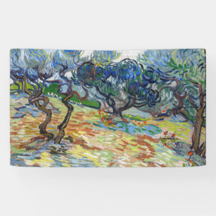 Vincent van Gogh - Olivenbäume: Helles blaues Himm Banner