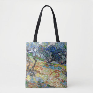 Vincent van Gogh - Olivenbäume: Helles blaues Himm Tasche