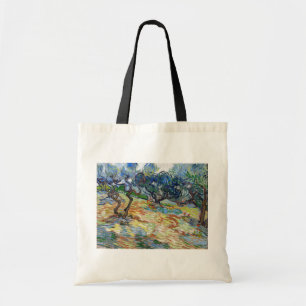 Vincent van Gogh - Olivenbäume: Helles blaues Himm Tragetasche