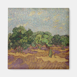Vincent van Gogh - Olivenbäume Magnet