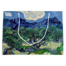 Vincent van Gogh - Olivenbäume mit den Alpen Große Geschenktüte