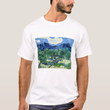 Vincent Van Gogh, Olivenbäume mit den Alpen