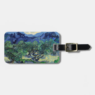 Vincent van Gogh - Olivenbäume mit den Alpilles Gepäckanhänger