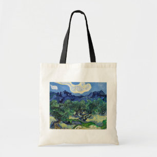 Vincent van Gogh - Olivenbäume mit den Alpilles Tragetasche