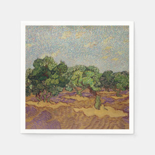 Vincent van Gogh - Olivenbäume Serviette