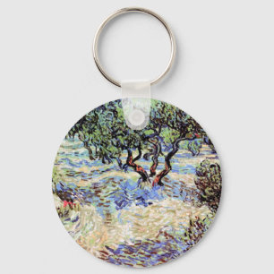 Vincent Van Gogh - Olivenhain Fine Art Schlüsselanhänger