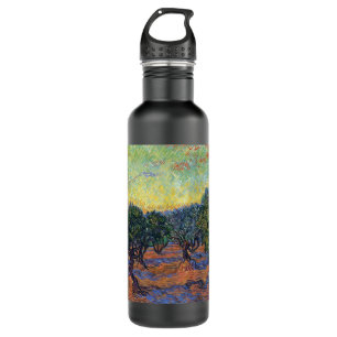 Vincent Van Gogh Olivenhain Impressionismus Kunst Edelstahlflasche