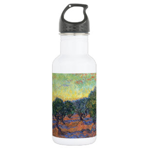 Vincent Van Gogh Olivenhain Impressionismus Kunst Edelstahlflasche