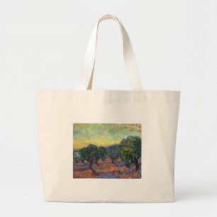 Vincent Van Gogh Olivenhain Impressionismus Kunst Jumbo Stoffbeutel