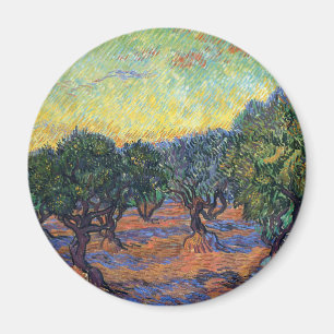 Vincent Van Gogh Olivenhain Impressionismus Kunst Magnet