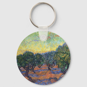 Vincent Van Gogh Olivenhain Impressionismus Kunst Schlüsselanhänger