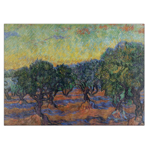 Vincent Van Gogh Olivenhain Impressionismus Kunst Schneidebrett