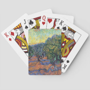 Vincent Van Gogh Olivenhain Impressionismus Kunst Spielkarten