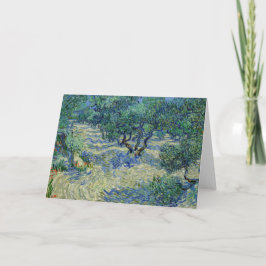 Vincent van Gogh - Olivenhain Karte
