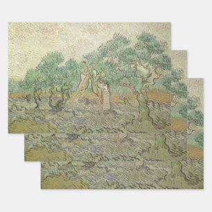 Vincent van Gogh - Olivenpflücker Geschenkpapier Set