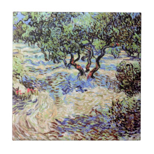 Vincent Van Gogh - Olivenweg Fliese