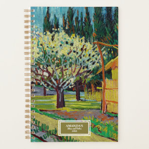 Vincent van Gogh Orchard Bordé par Cyprès