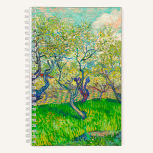 Vincent van Gogh Orchard in Blossom Notizbuch