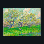 Vincent van Gogh Orchard in Blossom Postkarte<br><div class="desc">Postkarte mit Vincent van Goghs Ölgemälde Orchard in Blossom (1889). Schöne Pflaumenbäume blühen in Arles,  Frankreich,  ihre Blätter und Früchte. Ein wunderbares Geschenk für Liebhaber des Post-Impressionismus und holländische Kunstsammler!</div>
