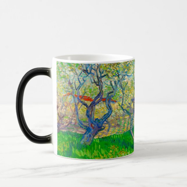 Vincent van Gogh Orchard in Blossom Verwandlungstasse (Links)