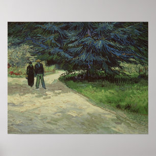 Vincent van Gogh  Paar im Park, Arles, 1888 Poster