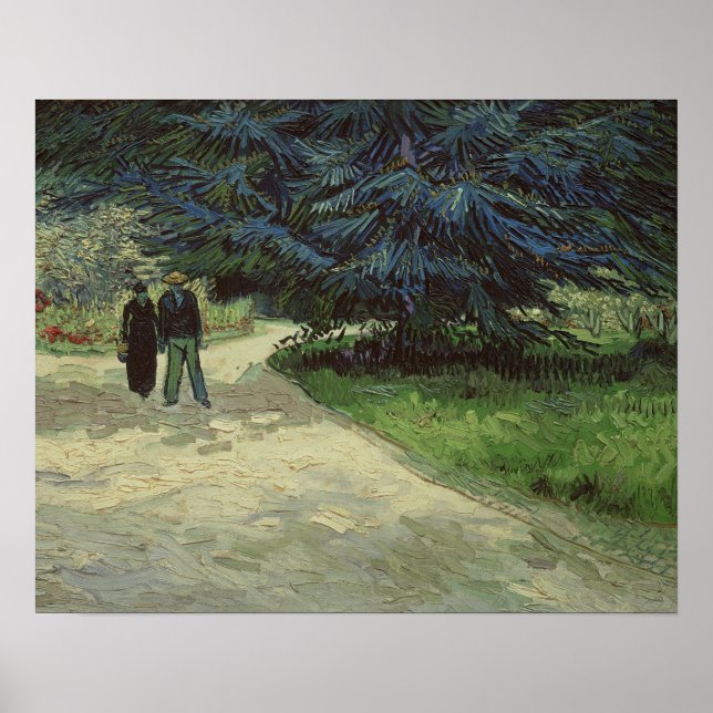 Vincent van Gogh | Paar in the Park, Arles, 1888 Poster (Vorne)