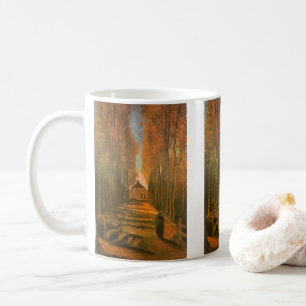 Vincent van Gogh - Pappelallee im Herbst Kaffeetasse