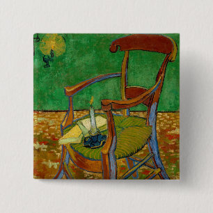 Vincent van Gogh - Paul Gauguins Sessel Button