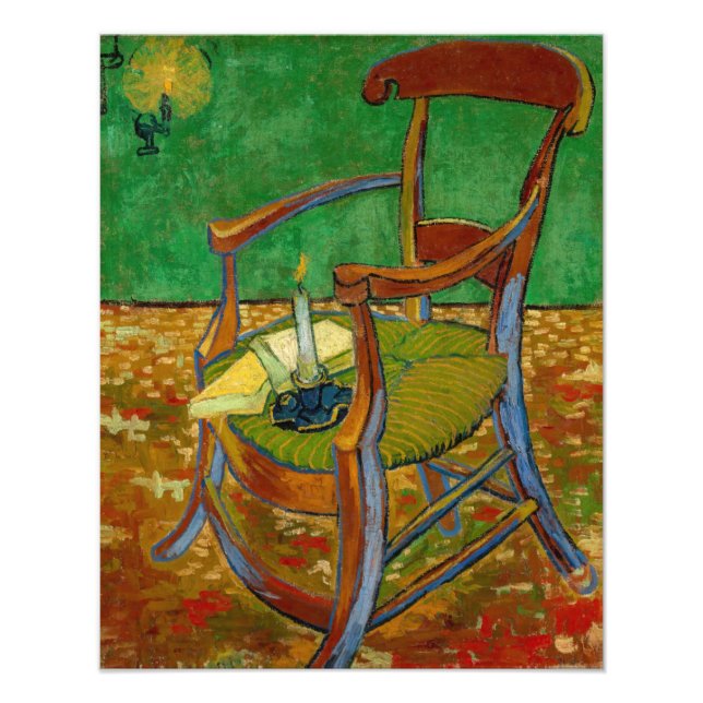 Vincent van Gogh - Paul Gauguins Sessel Fotodruck (Vorne)